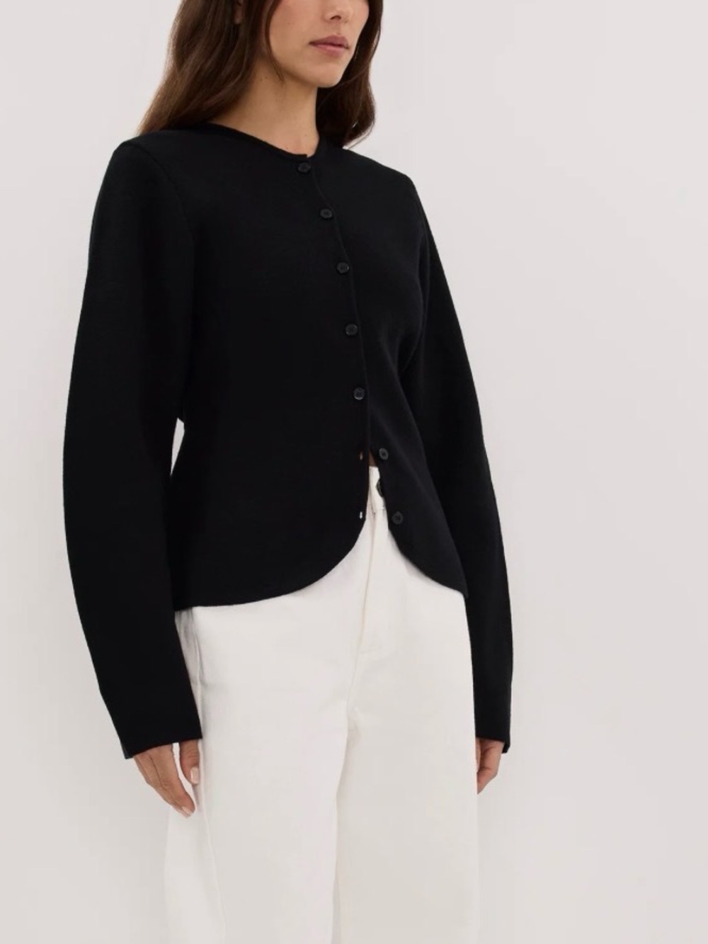 DISSH Eliza Black Cinched Cardigan
